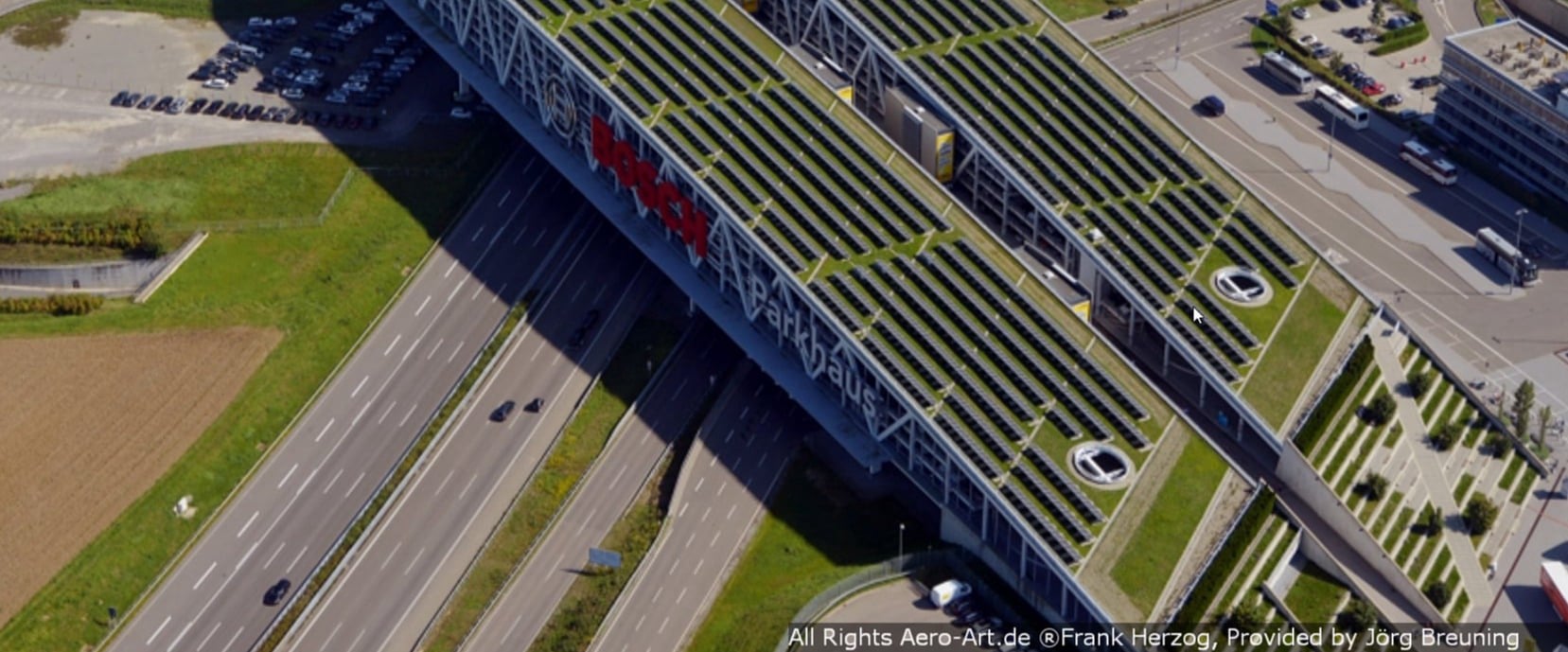 Largest Solar Green roof in the world